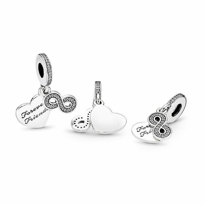Pandora Forever Friends Dangle Charm Silver Egypt AG1850934